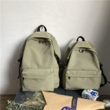 Female Solid School Bag For Teenage Girls Nylon Travel Backpack Women