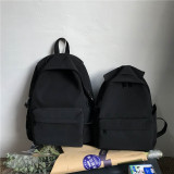 Female Solid School Bag For Teenage Girls Nylon Travel Backpack Women