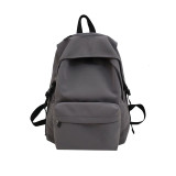 Female Solid School Bag For Teenage Girls Nylon Travel Backpack Women