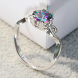 Women Bridal Wedding Engagement Finger Ring Luxury Jewelry