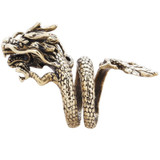 Fashion Bronze Men Ring Exaggerated Spirit Dragon Ring