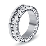 Best Selling Stainless Steel Engagement Ring Fashion Jewelry