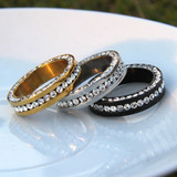 Best Selling Stainless Steel Engagement Ring Fashion Jewelry