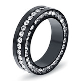 Best Selling Stainless Steel Engagement Ring Fashion Jewelry