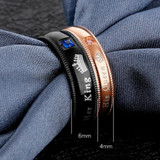Fashion Engagement Promise Ring With Couple Her King And His Queen
