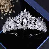 Luxury Crystal Beads Bridal Jewelry Sets Rhinestone Tiaras Crown Luxury Crystal Beads Bridal Jewelry Sets Rhinestone Tiaras Crown