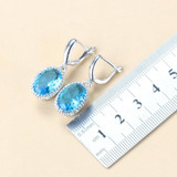 New Women Wedding Costume Silver Color  Jewelry Sets