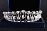 Luxury Crystal Pearl Costume Jewelry Sets Rhinestone Choker