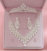 Magnificent Pearl Wedding Bridal Jewelry Sets Women Bride Wedding Party