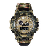 Men's Military Watch have Temperature Measurement Compass