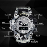Men's Military Watch have Temperature Measurement Compass