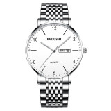Fashion Luxury Men Watch Stainless Steel Waterproof Date Quartz