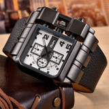 Watches Men Luxury Brand Sport Male Quartz Watch PU Leather Unique
