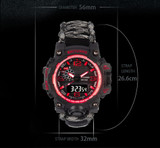 Men Sports Quartz Watches Luxury Brand LED Digital Clock Military