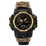 Men Sports Quartz Watches Luxury Brand LED Digital Clock Military