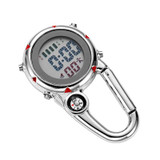 Carabiner Clip Sport Hook Clock Hospital Gift Electronic Luminous Multi-function