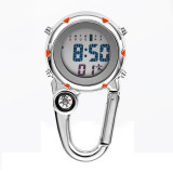 Carabiner Clip Sport Hook Clock Hospital Gift Electronic Luminous Multi-function