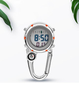 Carabiner Clip Sport Hook Clock Hospital Gift Electronic Luminous Multi-function