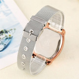 Couple Watch Stainless Steel Watch Men Women Quartz Casual Wristwatch