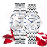 Top Quality Stainless Steel Quartz Watch Couple Wristwatches Men&Women