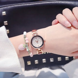 Luxury Fashion Women Bracelet Watches Small Elegant White Ladies Wristwatches
