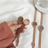 Elegant Square Women Watches Rose Gold Luxury Women'S Fashion Elegant Square Women Watches Rose Gold Luxury Women'S Fashion