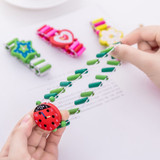 Wooden crafts childrens student stationery gifts cartoon watches