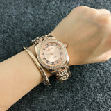 Luxury Bracelet Watch Women Watches Rhinestone Fashion Rose Gold Luxury Bracelet Watch Women Watches Rhinestone Fashion Rose Gold
