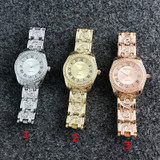 Luxury Bracelet Watch Women Watches Rhinestone Fashion Rose Gold Luxury Bracelet Watch Women Watches Rhinestone Fashion Rose Gold