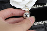 High Quality Luxury Crystal Rhinestones Camellia Flower Car Interior Accessories