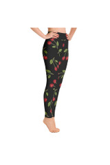 Legging de yoga à imprimé cerises