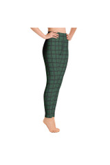 Legging de yoga à carreaux épicéa