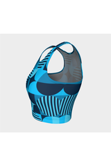 Haut de sport bleu Bauhaus