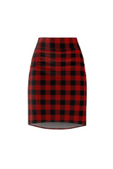 Jupe crayon à carreaux Buffalo pour femme