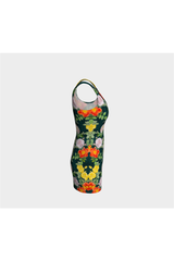 Robe moulante à fleurs Tattersall