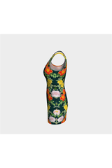 Robe moulante à fleurs Tattersall