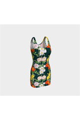 Robe moulante à fleurs Tattersall