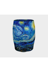 Jupe ajustée Let's Gogh Starry Nights