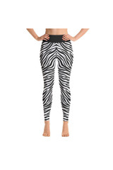 Legging de yoga à imprimé zèbre