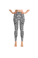 Legging de yoga à imprimé zèbre