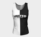 Débardeur ajusté noir et blanc United