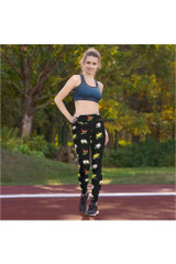 legging de yoga à fleurs legging de yoga à fleurs