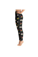 legging de yoga à fleurs legging de yoga à fleurs