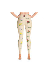 legging de yoga à fleurs legging de yoga à fleurs