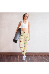 legging de yoga à fleurs legging de yoga à fleurs