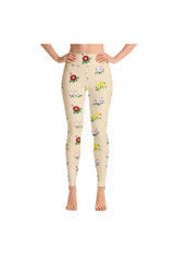 legging de yoga à fleurs legging de yoga à fleurs
