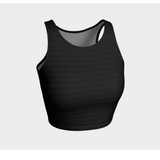 Haut de sport rayé noir