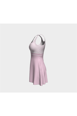 Robe évasée rose Tessie
