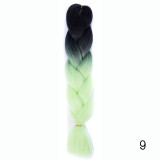 Hair Braid Synthetic Crochet Hair Extensions Jumbo False Braid Ombre Braiding Hair Pink Grey Blue Color Dreadlocks Kanekalon