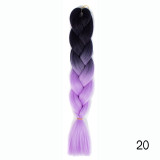 Hair Braid Synthetic Crochet Hair Extensions Jumbo False Braid Ombre Braiding Hair Pink Grey Blue Color Dreadlocks Kanekalon